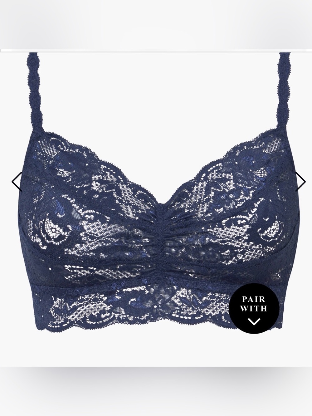 Cosabella Never Say Never Sweetie Bralette Navy - Picture 3 of 8